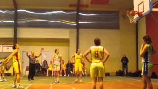 Basket USSAB 1 Filles contre UJSBP à Audignon le 14 mars 2015 [upl. by Hardan]