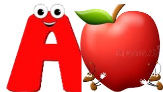 ABC Song for learning with visuals Learn Phonics Nursery Rhymes and Kindergarten Songs for Kids fun [upl. by Atnad]