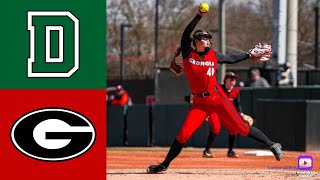 Georgia Softball Highlights vs Dartmouth  2024 College Softball Highlights  22524 [upl. by Fee]