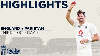 Day 5 Highlights  James Anderson Makes Fast Bowler History  England v Pakistan 3rd Test 2020 [upl. by Doroteya]