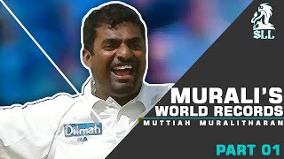 Muttiah Muralitharan Unbreakable 16 World Records You Must Watch [upl. by Ellecram130]