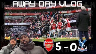 Crystal Palace Vs Arsenal  AWAY VLOG  cpfc Afc crystalpalace Arsenal premierleague Gunners [upl. by Everara]