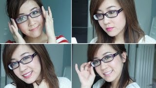 Flattering Makeup for Glasses [upl. by Annaehr]