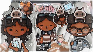 Moving To The City  📦🕸️🌃  VOICED🎙️  Toca Boca World Roleplay 🍂🏹 [upl. by Isman]