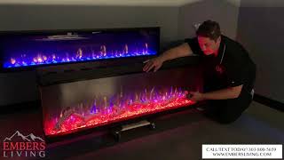 Napoleon Trivista Electric Fireplace Unboxing Product Review [upl. by Baalbeer]