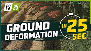 🚜 Ground Deformation in 25 Seconds  Farming Simulator 25 [upl. by Tarrant985]