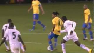 Brasil 1 x 0 Gana  Lances de Ronaldinho Gaucho  50911 [upl. by Ariel]