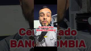 Cómo descargar una certificación bancaria en bancolombia [upl. by Ailak]