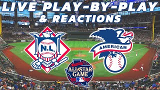 2024 MLB AllStar Game  Live PlayByPlay amp Reactions [upl. by Eecyaj]