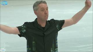 ISU Adults Oberstdorf 2022  Bronze Men III Free Skate  Peter Bakema [upl. by Anirad981]