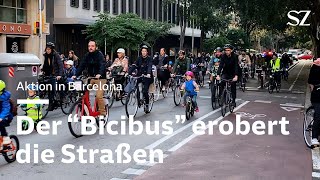 Barcelona Der quotBicibusquot erobert die Straßen [upl. by Vivien]