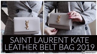 Unboxing  Saint Laurent Kate Leather Belt Bag  2019 [upl. by Yra]