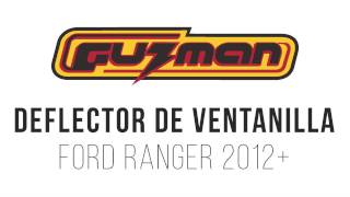 Deflectores de ventanilla Ford Ranger 12 [upl. by Aiuqenehs]