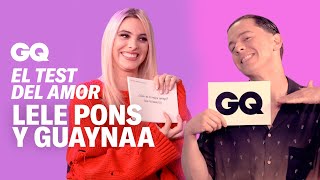 Lele Pons y Guaynaa pasan por el test del amor  GQ España [upl. by Maretz824]