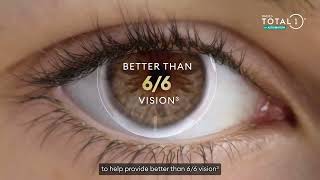 DAILIES TOTAL1® for Astigmatism Contact Lenses ALCON [upl. by Nyrrek]