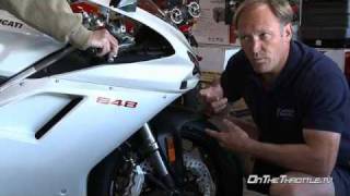 2008 Ducati 848 Suspension Evaluation [upl. by Swisher]