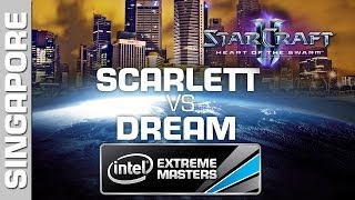 Scarlett vs Dream  Group C  IEM Singapore  StarCraft 2 [upl. by Aicitan]