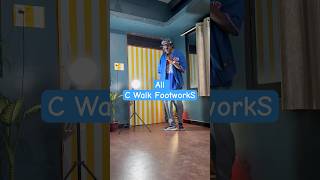 All Cwalk Footworks in a Video  which one is your Favourite  jddancetutorial cwalk cwalking [upl. by Yhtak]