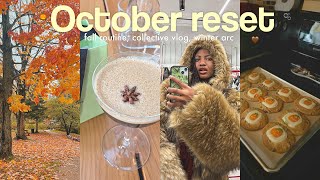 BEST OCTOBER VLOG EVER  autumn baking winter arc productive season 🎃🍂🫧🤎 [upl. by Eenahc]