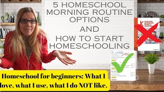 Homeschool Morning Routines Homeschool For Beginners How to Homeschool [upl. by Ralyks]