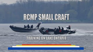 RCMP Small Craft training on Lake Ontario 4K [upl. by Meeki]