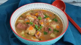 Soupy Corned Beef Hash  Winter Friendly [upl. by Oakleil]