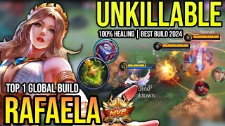 RAFAELA BEST BUILD 2024  BUILD TOP 1 GLOBAL RAFAELA GAMEPLAY  MOBILE LEGENDS✓ [upl. by Nmutua]