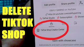 How to Delete Disable and Deactivate TikTok Shop showcase Creator Center on Android Mobile 2024 [upl. by Barry488]