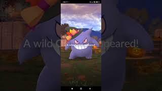 Gengar wearing a Spooky Festival costume pokemongo pokemon gengar halloween halloween2024 [upl. by Pagas]