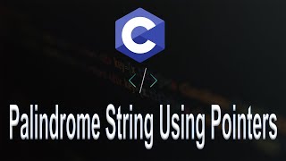 Check Whether A String IS Palindrome Or Not Using Pointers C [upl. by Alyar749]