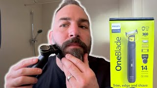 Philips Norelco OneBlade in Action and Supreme Razor Blade Electric Trimmer The Very Best One Blade [upl. by Otila]