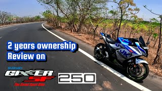 Gixxer SF250 REVIEW  AFTER 2 YEARS [upl. by Releyks]