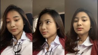 Habis Pulang Sekolah Lagi Otw Sambil Live IG Anselma Putri [upl. by Imac472]