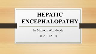 HEPATIC ENCEPHALOPATHY What You Need to Know cirrhosis hepatitis liverfailure [upl. by Hsiwhem]