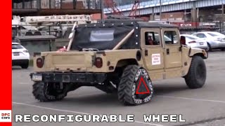 Reconfigurable Wheel Track amp Extreme Travel Suspension By DARPA [upl. by Rawna688]