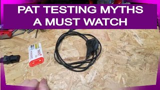 PAT Testing Myths  Figure 8 cable  How to PAT Test it [upl. by Nimar]