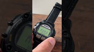 Timex Ironman Triathlon vintage sport men watch lcd digital timex triathlon vintage watch [upl. by Gelya808]