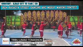 TRIBU LUMAD TOMASNON KASADYA STREET DANCING 2024  DIYANDI FESTIVAL [upl. by Ofilia]