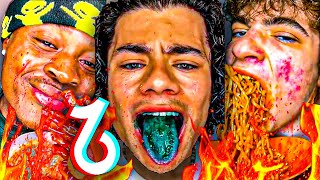 EXTREME Spicy Food TikTok Compilation 14 🥵🌶 [upl. by Akli]