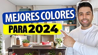 TOP 10 COLORES 2024 como INCLUIRLOS y COMBINARLOS CORRECTAMENTE INTERIORISMO [upl. by Rosenberg]