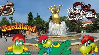 Gardaland complete tour of the park giro completo del parco 2018 [upl. by Pinter370]