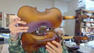 Comparison Of Gliga 110 violin with Mendini 18 violin [upl. by Nivlak869]