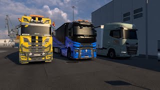 ETS2  Convoy desde Hamburgo hasta Stavanger con muchas risas y algo de lluvia [upl. by Kristi]