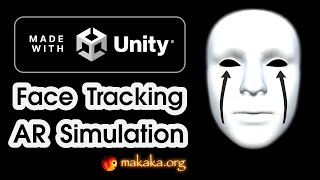 Face Tracking XR Simulation in Unity Editor for AR Foundation ARKitARCore — Mobile App AR Masker [upl. by Ariad227]