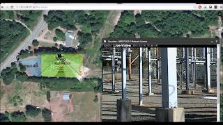 Radar Tracking a Person in Substation  Perimeter Surveillance Radar System [upl. by Epuladaugairam]