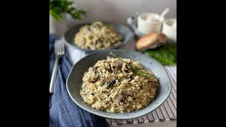 Harvest Fresh Riced Cauliflower Mushroom Risotto [upl. by Shoifet]