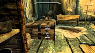 Skyrim Stealing from the riverwood trader [upl. by Jaan]