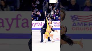 tbt to Chock and Bates Grand Prix rhythm dance debut last season🔥🇺🇸🙌 shorts figureskating [upl. by Deina]