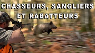 Chasseurs rabatteurs et sangliers [upl. by Grayce]