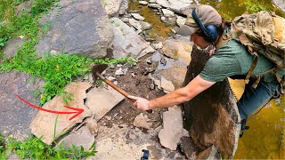 I Cant Believe We Found This Under a Rock Creek Treasure amp Detecting [upl. by Obeng]